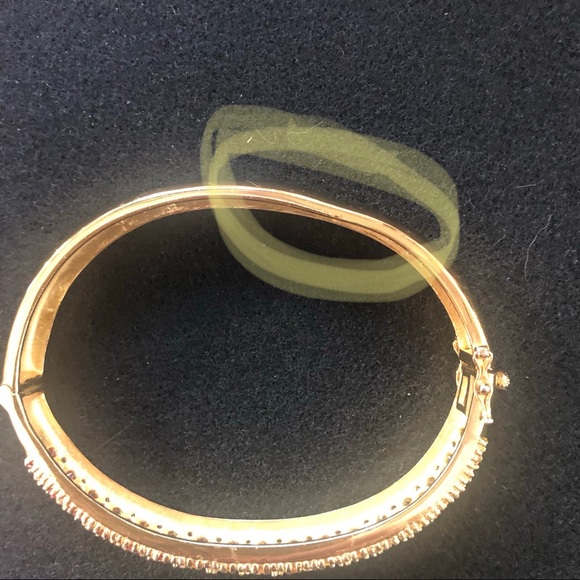 Gold Plated Sterling Silver Ombré bangle & ring - Picture 16 of 16